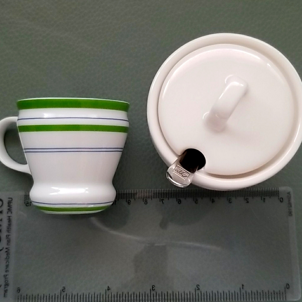 Starbucks for 4 piece demi cup & sugar bowl